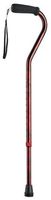 Carex Offset Designer Cane, Red