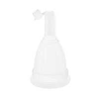 YDKJ Organic Menstrual Cup Set for Women - Sterilized Pack Unique Discharge Valve - Every Menstrual Cup, Say No to Tampon, Medical-Grade Silicone