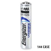 Lithium AAA Energizer Ultimate 144 Case L92