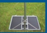 AI NPRM-456-4 Non-Penetrating Roof Mount 2" OD 5ft Mast
