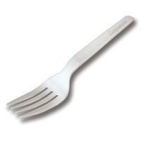 Asean Corporation CPLA-002 CPLA Compostable Fork - 1000 pcs