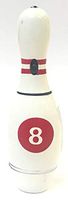 Eclipse Collectible Novelty Bowling Pin Design Refillable Lighter, Assorted Numbers,1244-1