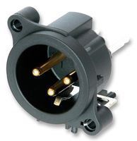 XLR Connectors 3P MALE CHASS HORIZONTAL (1 piece)