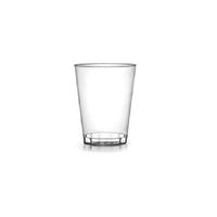 Fineline Settings 401-CL, 1 Oz. Quenchers Clear Plastic Shot Glasses, Disposable Heavy Base Shot Vodka Liquor Glasses (100)