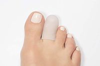 Pedag Toe Cap Gel and Protector from Ingrown Nails, Corn and Blisters, One Pair, Large/XL