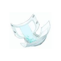 Covidien 60032DP Wings Adult Briefs, Discreet Packing, 20" - 31" Size, Small (Pack of 12)