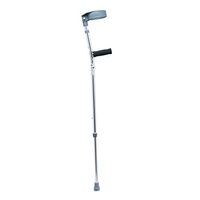 ZWH-Walking Cane Crutches,Folding Crutches- Healthcare Double Adjustable Crutches with Plastic Handle 10 Years Pair Elbow Crutches