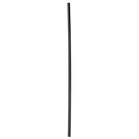 Tabletop King 7 1/2" Black Unwrapped Coffee Stirrer/Sip Straw - 10000/Case