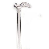 Clear Lucite Cane with Contour Grip Right Handle