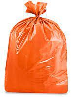 K-Kraft Orange Trash Bags (10, 50 GALLONS) Made in USA