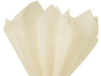 Buy All Store *16 Colors!!* Tissue Paper for Gift Wrapping 15"x20" Solid Sheets Your Choice! (10 Ct) (Ivory Birch)