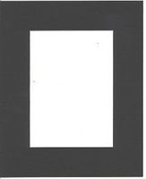 24x36 Black Picture Mats with White Core, for 20x30 Pictures