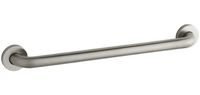 KOHLER K-14561-BN Contemporary 18-Inch Grab Bar, Vibrant Brushed Nickel