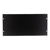 Filler Panel, Black, 2U (3.50In)