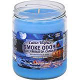 Smoke Odor Exterminator 13 oz Jar Candles Cabin Nights, (2)