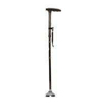 Freedom Anti-Slip Elderly Walking Stick, Folding Elderly Walking Stick/Aluminum Alloy with Lamp/Three-Legged Telescopic/Lightweight/Easy to Carry