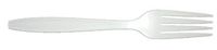 Berkley Square Heavy Polystyrene Fork, Large, White