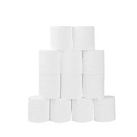 AA-fashion 12 Rolls 4-Ply Ultra Strong Toilet Paper Bath Tissue Bulk Home Kitchen Toilet Tissue for Bathromm Workshop Restaurant Hotel，White