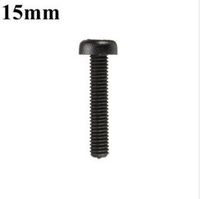CoCocina M3NH4 M3 Nylon Screw Bolt Black Round Phillips Screw Nut Nylon PCB Standoff Assortment 5-25mm 20pcs - 15mm