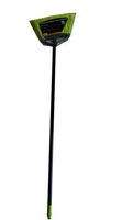 Kitchen Details 46" Metal Handle Large Angle Broom, Assorted Color Head