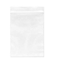 TUPWEL 100PCS 5"x 7.4" Self-Adhesive Thick Plastic Ziplock Sealed Sealing Packing Bag Clear Zipper Flat Cello Cellophane Storage Bags for Sample Display Party Treat Food Dessert Jewelry Electronic