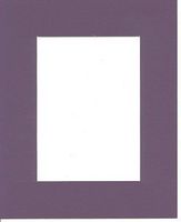 22x28 Purple Picture Mats with White Core Bevel Cut for 18x24 Pictures