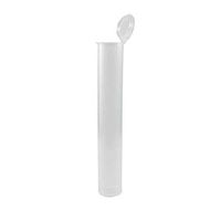 Doob Tube 116mm Pre-Roll Squeeze Pop Top Container King Size 4" Cone Rolled J Case (50 Count, Clear)