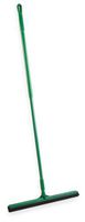Vikan 28"W Straight Double Foam Rubber Floor Squeegee With Handle, Green Green 77552/29382-1 Each