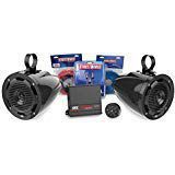 MTX MOTORSPORTS BORVKIT1 Bluetooth Tower 2-Speaker & Amplifier Off-Road Motorsports Package