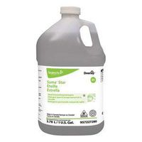 Diversey 957227280 Suma Star D1 Hand Dishwashing Detergent, Unscented, 1 gal Bottle, 4/Carton
