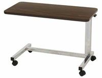 Gunstock Walnut Low Bed Overbed Table