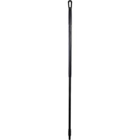 Vikan 29389 Fiberglass Handle with Threaded Tip, 1-7/32" Diameter, 59", Black