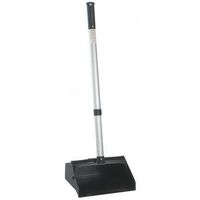Lobby Dust Pan, Black, 30in, Locking Handle
