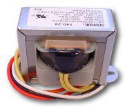 White-Rodgers Class 2 Transformer, 40 VA Rating, 120/208/240VAC Input Voltage, 24VAC Output Voltage - 90-T40F3