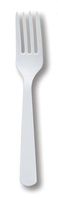 Club Pack of 576 Classic White Heavy-Duty Plastic Party Forks