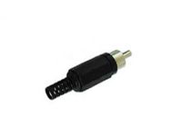 Velleman CA047B Phono (RCA) Plug, 1 Grade to 12 Grade, Black