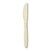 Creative Converting 010582B Ivory Cutlery (Prem) Bulk Knives (12pks Case)
