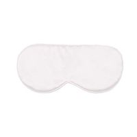 THXSILK Natural Silk Sleep Mask, Blindfold, Super Soft Smooth Adjustable 19 Momme Eye Mask for Men and Women, Travel, Sleeping, Shift Work, Naps - White