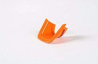 FMtoppeak Orange Interior Accessories ABS Car Steering Wheel Cross U Shape Trim Cover 2014 UP Jeep Renegade