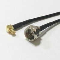 F Male Plug Connector Switch MCX Male Plug Right Angle Connector RG174 20CM 8" Adapter High Quality Ships Quickly From USA