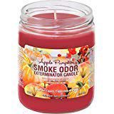 Smoke Odor Exterminator 13 oz Jar Candles Apple Pumpkin, (3)