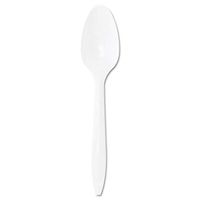 Dart S6BW - SPOON,PLASTIC,M-WGT,WHT