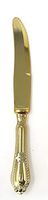 Decorline Baroque Plastic Gold Knives 12ct.