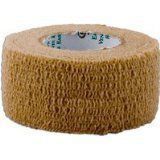 ReliaMed Easy-Tear Bandage Self Adherent Elastic Bandage, 1 x 5 yds, Tan, Latex, Package of 25 rolls by Reliamed