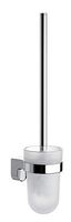 Emco Mundo 331500101 Toilet Brush Holder Wall-Mounted Model Chrome Opal Glass