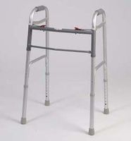 Dual Button Folding Walker