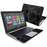 Mightyskins Skin Compatible with Asus Chromebook 11.6" C200ma Wrap Cover Sticker Skins Black Marble