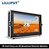 Lilliput 28" 3840x2160 Broadcast Monitor 3G SDI 4K Ultra HD Monitor SDI HDMI TALLY Director Monitor for Camera