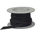 Techflex CCP0.50BK25 Flexo Clean-Cut Braided Sleeve, 1/2" x 25' L, Black