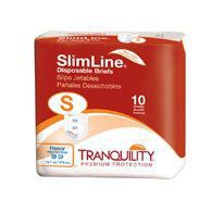 PBE - Principle Business Enterprises 2120 - Tranquility Slimline Disposable Brief Small 24" - 32"